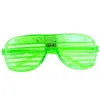 Party -Dekoration Neon Shutterbrille blinkende LED -Sonnenbrille Set 15 Paare lebendige Farbe für Kinder Geburtstag