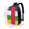 Bags Backpack Central African Republic Flag Country Map IT'S IN MY DNA Fans Student Schoolbag Travel Casual Laptop Back Pack Unisex