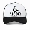 Boll Caps Leg Day Graphic Novelty Sarcastic Funny Baseball Cap Fashion Casual Sun Shade Hat Summer Mesh Breattable Snapback Hats