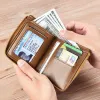 Portefeuilles RFID Portefeuille PU en cuir Pu Travel de portefeuille Portefeuille pour hommes et femmes