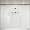 24SS Mens tshirts designers femininos Tees soltos Tees mensais Carta casual Prind camise