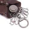 Кошельки контакт контакт подлинные кожаные женщины Key Callet Coverse Covers Key Key Case Case Bag Organizer Holder Housekeeper Keys