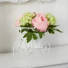 Kwiaty dekoracyjne hortensja trójkołowa sztuczna układ kwiatowy różowy
