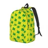 Рюкзак Green Shamrock Stat Patricks Day Unisex Polyester Pelister рюкзаки долговечные элегантные сумки средней школы Rucksack