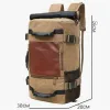 Backpacks New Large Capacity Canvas Backpack For Men Travel Rucksack Fashion Shoulder Handbag Outdoor Travel Bag Male Rugzak Luggage Bag