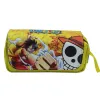 Wallets One Piece Wallet Cosplay Luffy Ace Zoro Law Sanji Chopper Pencil Holder School Case Kids Pencil Bag Stationery bags Coin Purse