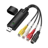 USB 2.0 Audio VHS a DVD Convertitore HDD EasyCap Adapter Card TV Video DVR Acquisizione Dispositivo