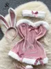 Singreiny Sexy Night Robe Velvet Uniform sets Bragile Briess érotique Brief