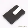 Holders RFID Smart Wallet Card Holder Metal Thin Men Women Wallets Pop Up card holder Hand Push Business Card Case