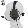 Accessoires Z Tactical Softair Pilot Headset Comtac TCI Liberator II Halsband Sordin Thoradin Pickup Lärmstündung Jagd Kopfhörer Z039