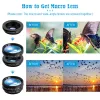 Heating 1Set/2Sets Lens Universal 10 in 1 Phone Camera Lens Kit Fish Eye Wide Angle Macro Lens CPL Filter for Smartphone