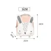 Backpacks Custom Animals Cartoon Sac à dos pour les enfants avec un nom personnalisé Back Bookbag Mignon Backpacks personnalisés Casual Daypack Casual Day