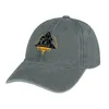 Berets Floating Mountain Cowboy Hat Black Thermal Visor Men's Hats Women's