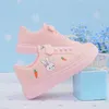 Scarpe casual 2024 Sneakers primavera e autunno Street Pography Trend of Big Children's Solle White