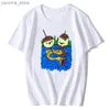 Kvinnors t-shirt prinsessan bubblegum rock grafisk äventyrstid män finn och jake t shirt mode plus size t shirt kvinnor y240420