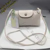 Liten tvärkropp handväska vit handväska clearance detaljhandel lyxiga crossbody grossist plånbok dumpling squareshoulder mini väskor väska samma lammhud lb6g