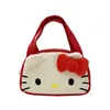 New Canvas Bag Cartoon Handbag KT Children's Bow Large Capacity Plush Toy Bag