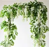 Wisteria da 180 cm Fiori artificiali di plastica Idera di seta Ghirlanda Ghirlanda Hydrangea ARCH ARCHI CARATTURA DI MOLTA DIY DECORAZIONE A RANO DELLA MOLTA 5109572