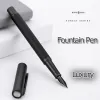 Ручки с полной металлической ручкой настройка 0,4 мм/0,5 мм роскошной ручки для подарков высококачественные студенческие писательские принадлежности для бизнеса канцелярские товары