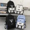 Rugzakken astronaut geprint schooltas mannelijke junior high school student eenvoudige trendy coole kleur matching backpack school benodigdheden