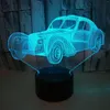 Luces nocturnas USB USB 3D Nightlight Regalos creativos Lámpara de iluminación 7 Cambio de color Lámparas LED de habitación para niños