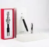 Pens Majohn P135 Metal Resin Vintage Fountain Pen EF/Bent Nib Ink Pen Original Box