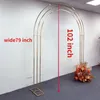 Party Decoration Big Flower Arch Welcome Door Banner Hall Wedding Stage Outdoor Lawn Floral Display Stand Anniversary Backdrops