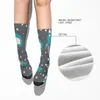 Herrensocken Vintage Space Age Alien Unisex Harajuku nahtlos gedruckt Happy Crew Socken Geschenk