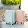 Carry-ons New Fashion Travel Mutter with Wheels 20 '' Carry-On Luggage Small Bols 22/22/26/28 pulgadas Luggage frontal