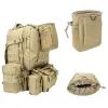 Packs Tactical Molle Dump Drop Pouch Magazine Pouch Pocket Drawstring Recovery Ammo Bag Airsoft Hunting Accessories Utility Waist Pack