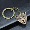 Chaveiros 1pcs leopard fofo casal pingents jóias que produzem suprimentos itens de anel de anel 28mm