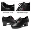 Dansschoenen DKZSYIM vrouwen wals ballroom latin dames moderne ademende comfortabele close -teen hak hiel sneakers