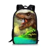 Väskor dinosaurie tyrannosaurus ryggsäck för pojkar tonåringar skola ryggsäckar män resepaket elever bok väskor barn 16 i skolväska