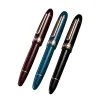 Pens Yongsheng 630 Harz Brunnen Pen 14k Gold Herzschlag Standard Nib Piston Gold Clip School Schreibzeit Schreibstifte Tinte Stifte