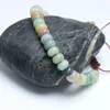 Braccialetti di fascino per perle di moda braccialetto per donne pietra naturale amazonite abacus chakra meditazione yoga uomini gioielli mujer pulsera