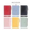 Portefeuilles Pu Leather S portefeuille Bifold Carte Business Change Change Pocket for Women Girls Zipper Coin Purse Money Cas