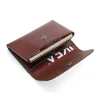 Holders Credit Card Wallets Genuine Leather Luxury Vintage ID Bus Business Card Case Retro Mini Coin Purses Cowhide Small Money Bag