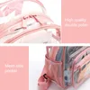 Sacs d'école PVC Clear Backpacks Backpacks Top-Handle College Student Spilproof Rucksack