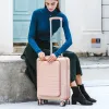 Carry-ons ny resesväska med hjul Kvinnlig studentvagn