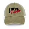 Berets THEM FATALE BLACK Cowboy Hat Cosplay Snap Back Cute Fishing Cap Men's Hats Women's