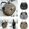 Sagne a tracolla Donna Leopard Crossbody Trend Stampa Animali Anate One-Shoulder Ladies European American Fashion Leather Party Borse