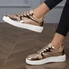 Casual Shoes Women Gym Vulcanized Female Footwear Fashion Breathable Walking PU Flat Sneakers Tenis De Mujer