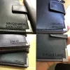 Brieftaschen benutzerdefinierte Männer Brieftaschen Name Gravurkartenhalter Zipper Mode Kurzmänner Geldbeutel PU Leder Hochwertige männliche Geldbörse für Männer