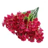 Декоративные цветы 10 пучков искусственное цветочное растение Букеты для праздничных свадебных украшений Реалистичные