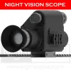 Kameras Megaorei M5 Integrierter Nachtsichtsumfang Jagdkamera Monokular mit gebauten 850 nm 940nm IR -Taschenlampe und Picatinny Rail