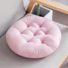 Pillow 40cm Round Seat Decorative Indoor Outdoor Solid Color Thick Chair Pad Home Office Car Sofa Tatami Floor Cute