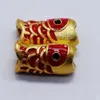 geomancy accessory Sand Gold Accessories, Large Holes, Koi, Red Fish, Good Luck, Current Head, and Road Traffic, Beads, Bracelets, DIY Jewelry, Pendants