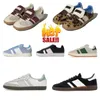 2024 Nouvelles chaussures de haut Vegan Og Spezial Sambaba Sneakers Casual Shoes Men Femme Designer Trainers Cloud White Core Black BONNERN