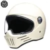 Motorcycle Helmets Full Face 4 Seasons For Men Women Retro Helmet Moto Racing Ride Casco Motocross Helm Safety Vintage Motorbike