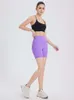 Abiti Yoga Gym Ll Outfit Allinea le donne Sports High High High Yoga Shorts a 4 punti Pantaloni che corre in fitness biancheria intima Allenamento di allenamento di alta qualità 398